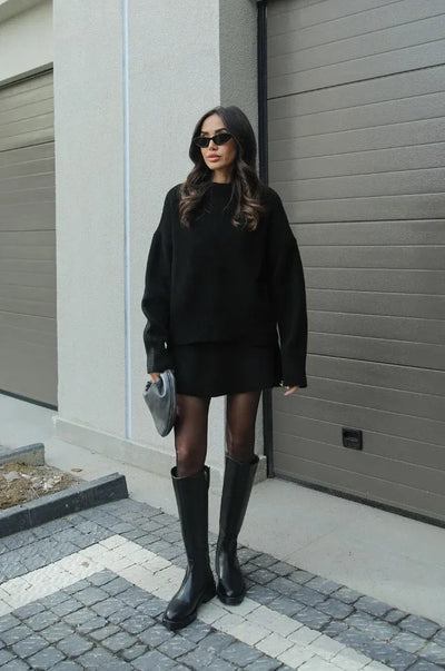 The Madison™ - Knit Suit (Top + Skirt)