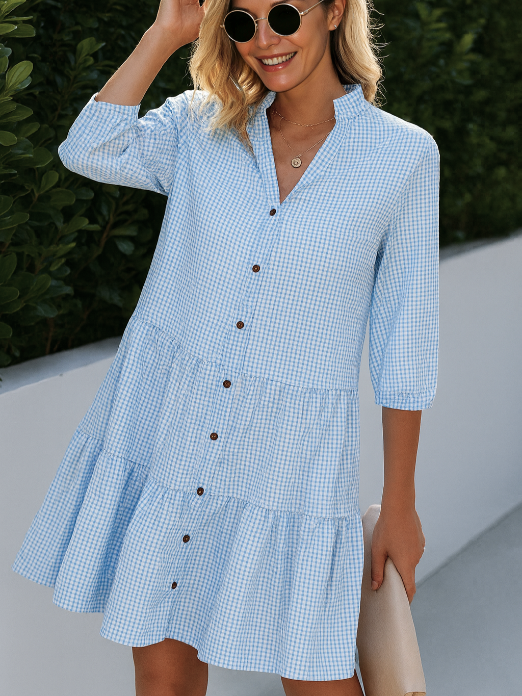 Shanna | Flowing Midi Dress for Elegant Days