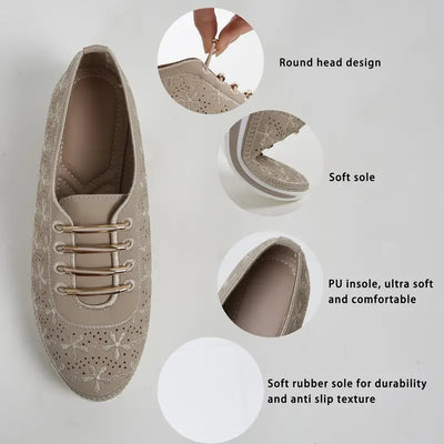 Casual low top wedge orthopedic sneakers
