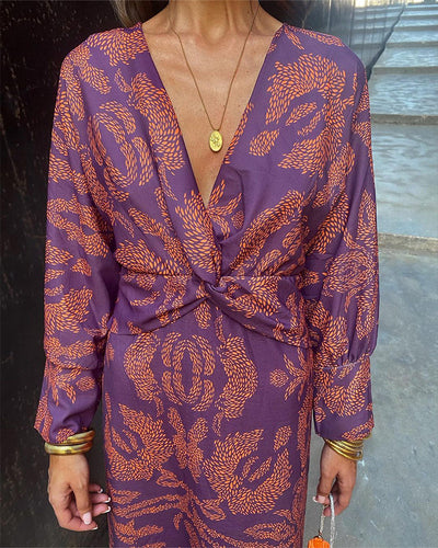 Candice™ | Stylish Floral Wrap Dress