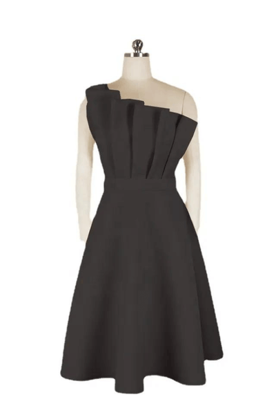 Natalia | Stylish One-Shoulder Midi Dress