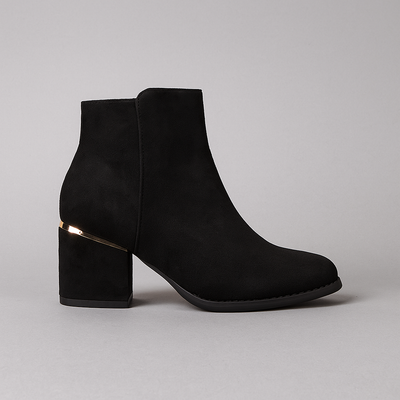 DARIA™ – Fango Rustic Leather Ankle Boots with Comfortable Heel