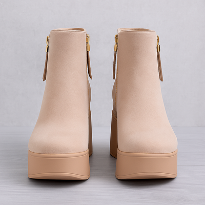 MARGHERITA™ – Ankle Boots with Wedge Heel and Rhinestones