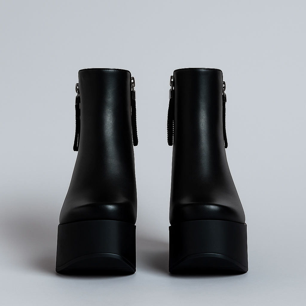 MARGHERITA™ – Ankle Boots with Wedge Heel and Rhinestones