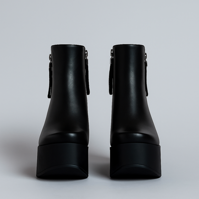 MARGHERITA™ – Ankle Boots with Wedge Heel and Rhinestones