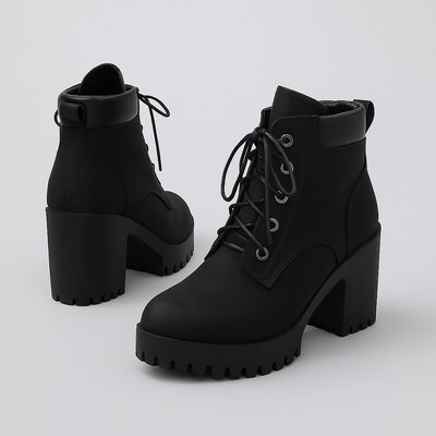 VALENTINA™ – Retro Ankle Boots for Women with Block Heel