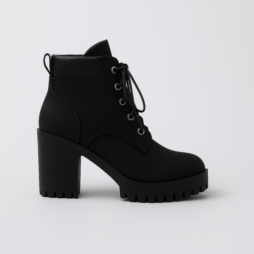 VALENTINA™ – Retro Ankle Boots for Women with Block Heel