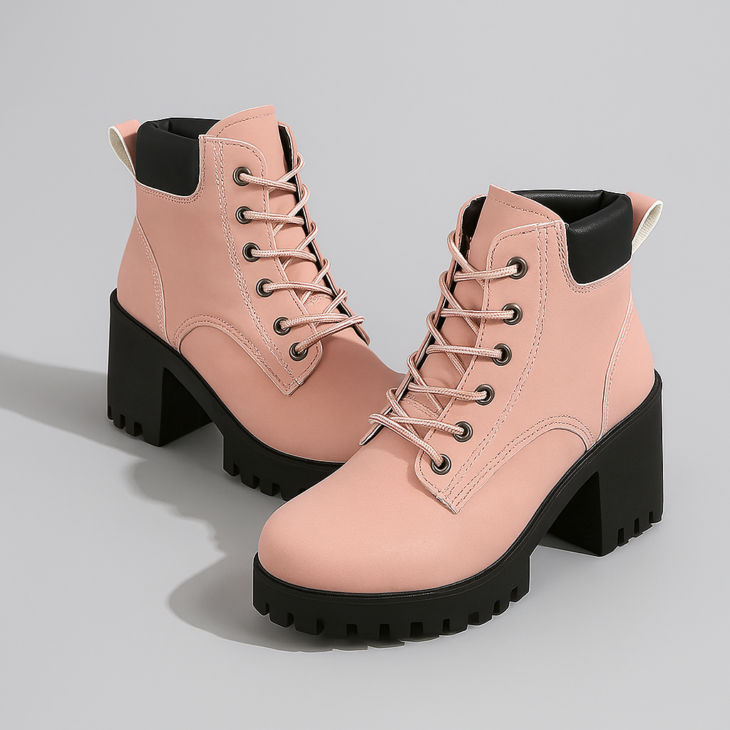 VALENTINA™ – Retro Ankle Boots for Women with Block Heel