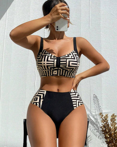 Georgina - Stylish Two-Piece Patterned Bikini