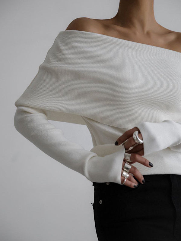 Erica | Off-Shoulder Elegance Sweater
