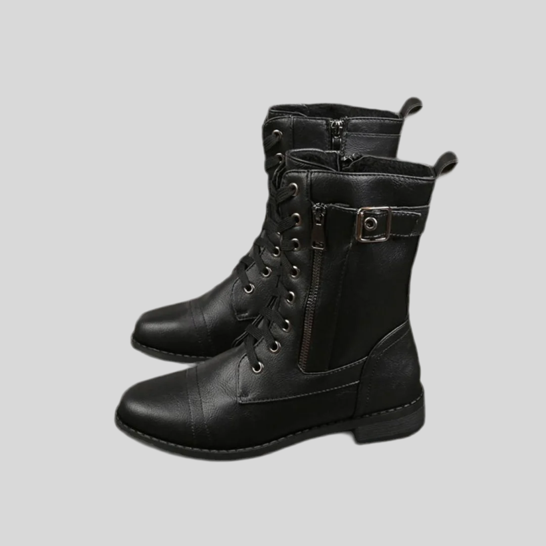 VERONA™ – Orthopedic Women's Boots with Round Toe and Side Zipper