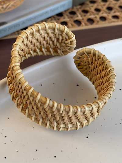 Braided Rattan Bracelet