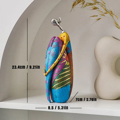 Abstract Kleurrijke Vrouw