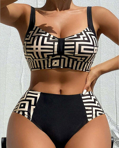 Georgina - Stylish Two-Piece Patterned Bikini