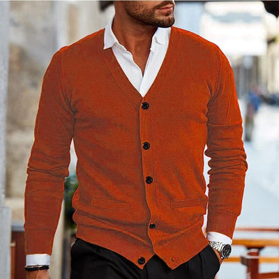 Dunstan - Casual V-Neck Cardigan