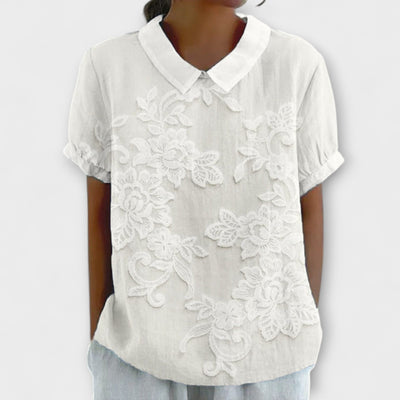 Emma - Shirt with Vintage Print