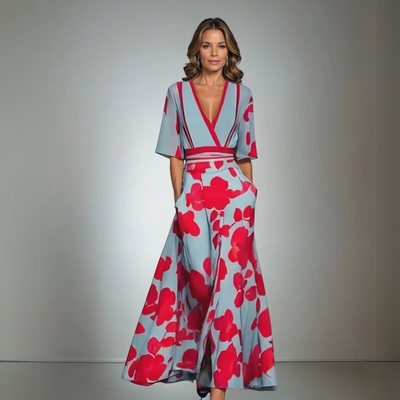 Jamie - Chic Floral Print Dress