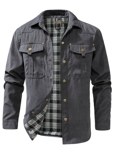 Hunter™ – Rugged Outdoor Plaid Shirt