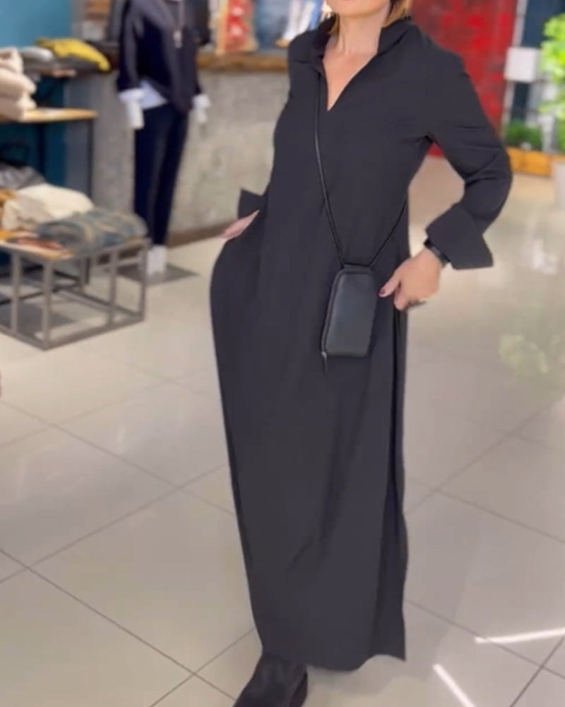 Jonna™ | Stylish Long-Sleeve Dress