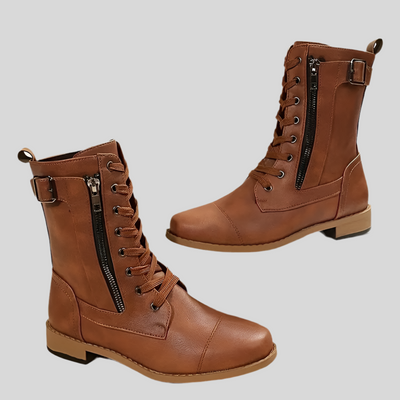 VERONA™ – Orthopedic Women's Boots with Round Toe and Side Zipper