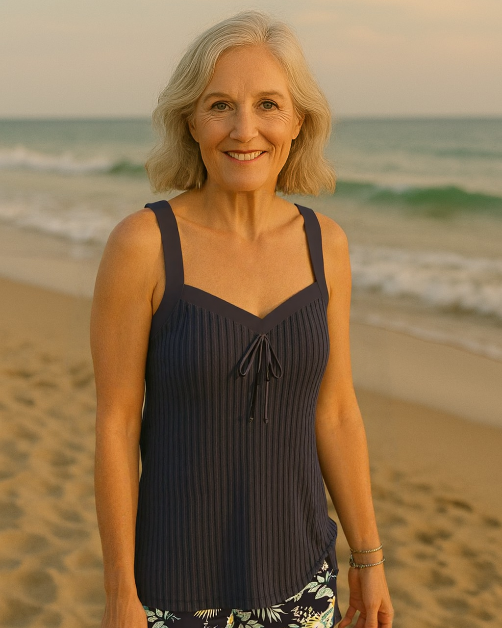 Marianne - Striped Beach Set