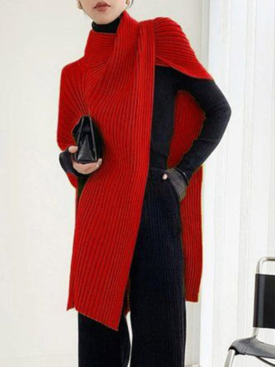 Kendall | Draped Knit Sweater