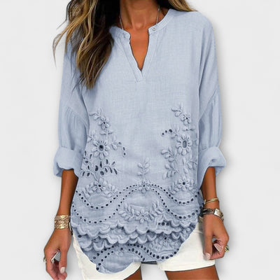 Aria – Breezy Printed Top