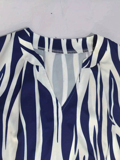 Eva ™ | Striking Striped Sleeveless Dress