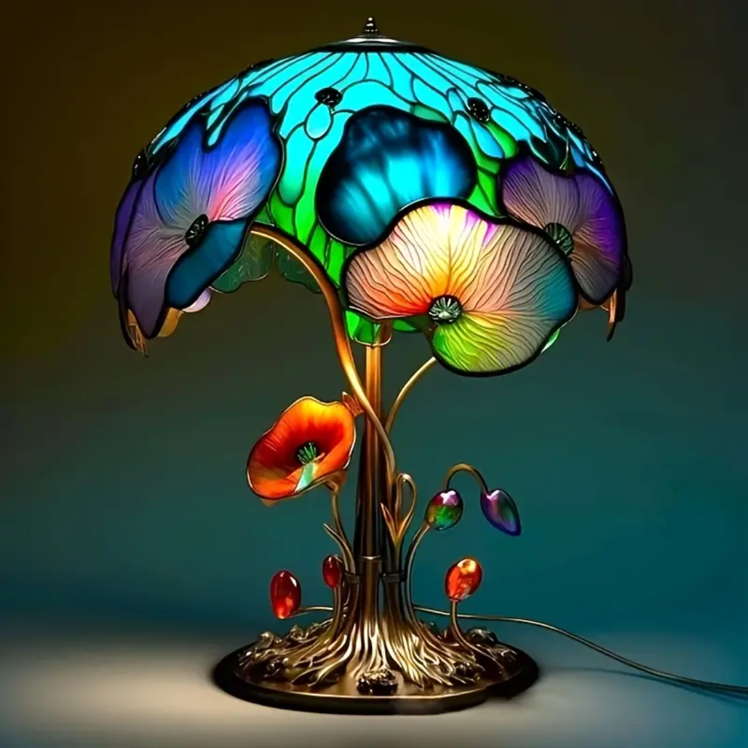 Bohemian Paddenstoel Bloem Lamp