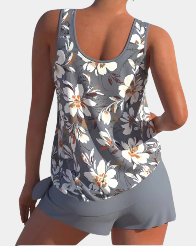 Winifred - Floral Tankini Set