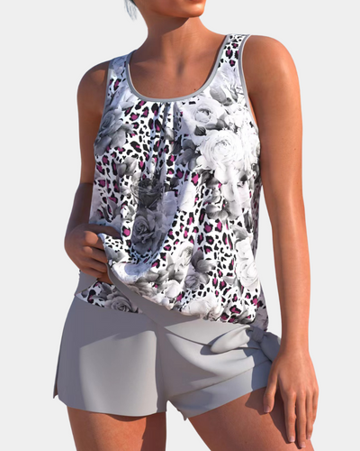 Winifred - Floral Tankini Set
