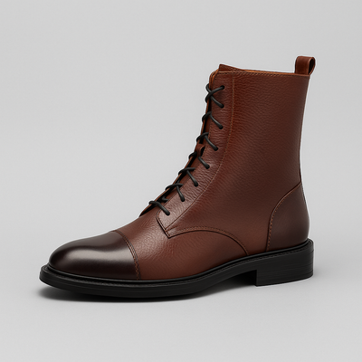 SCARLETT™ – Elegant Leather Ankle Boots