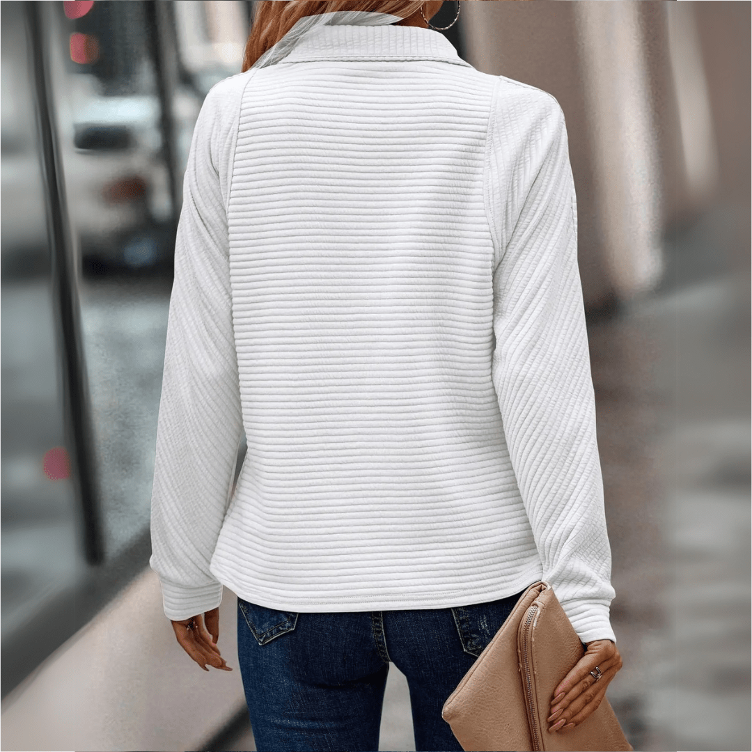 Kathleen | Casual Zip Sweater