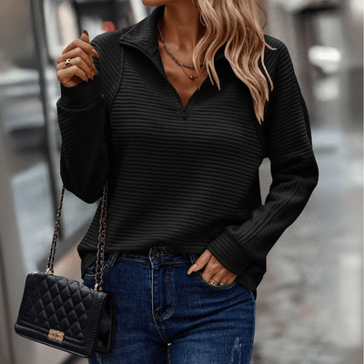 Kathleen | Casual Zip Sweater