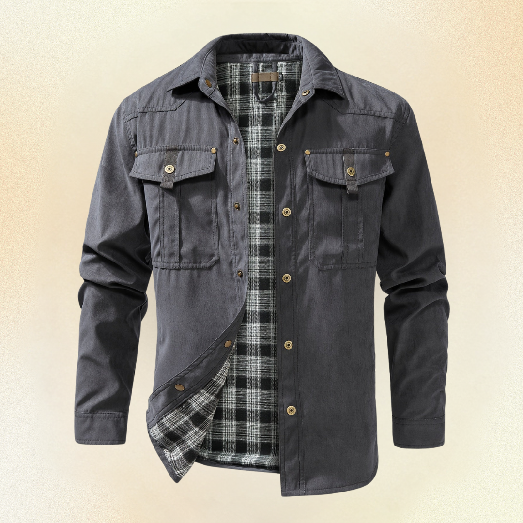 Hunter™ – Rugged Outdoor Plaid Shirt