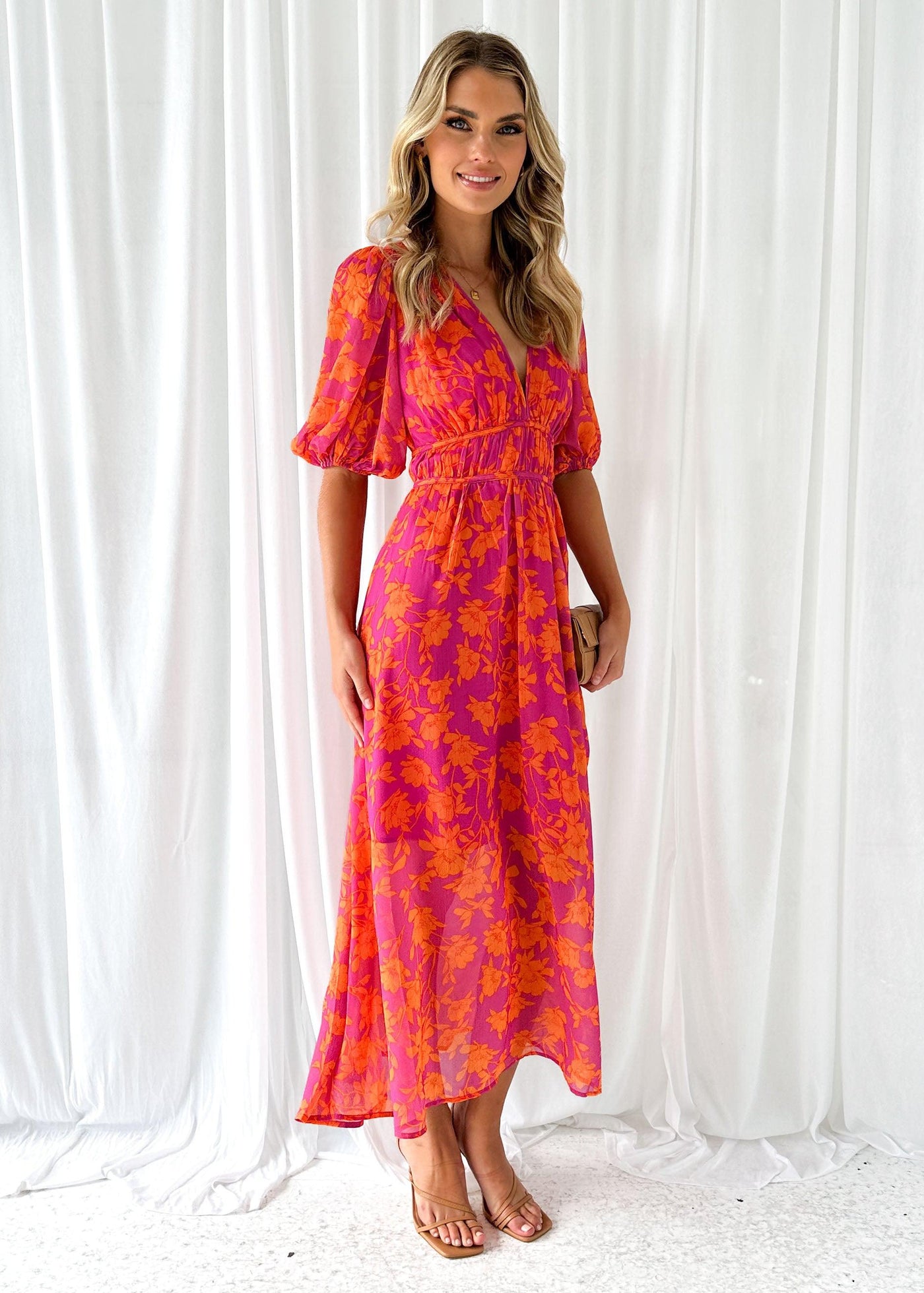Clara | Long Floral Spring Dress