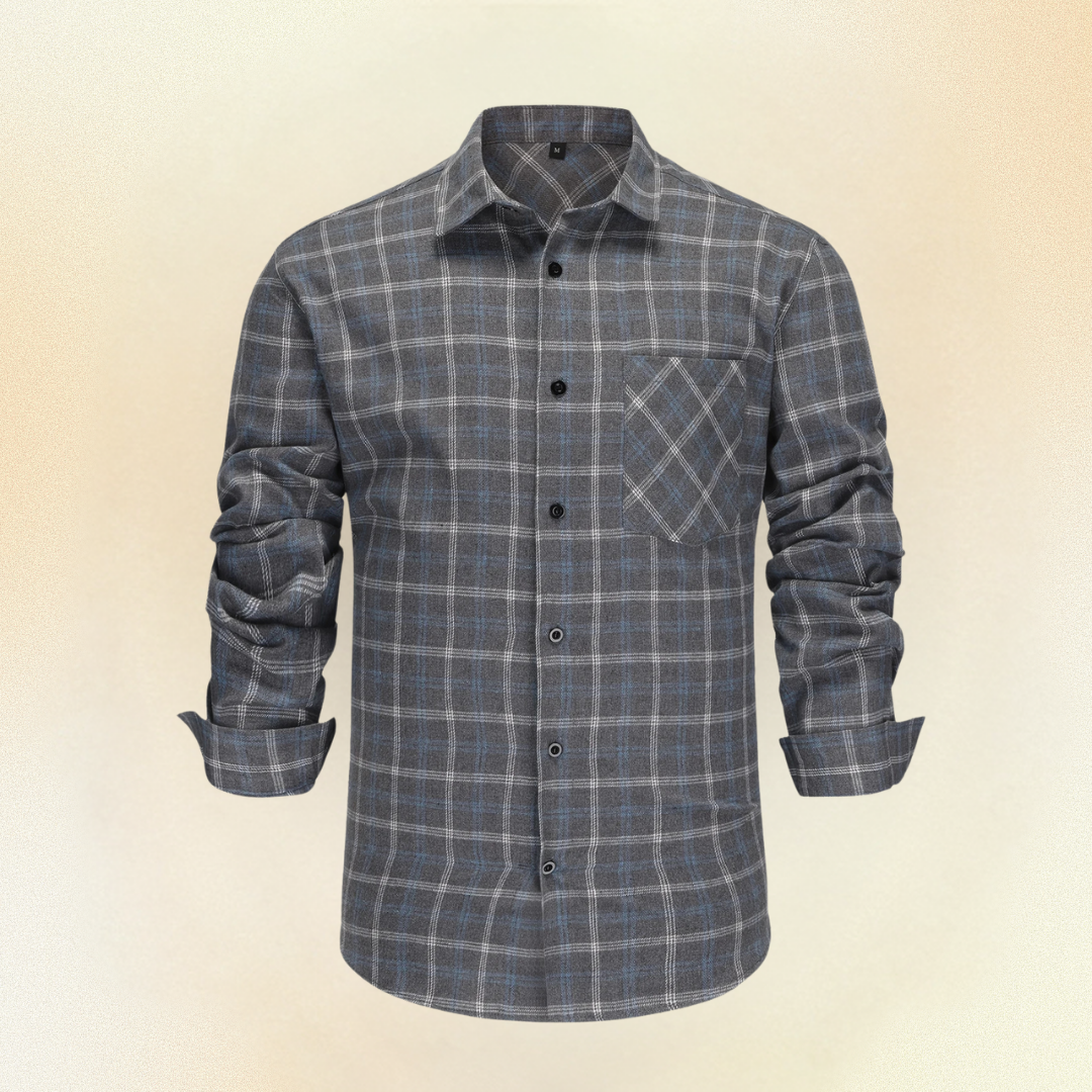 Marcus™ – Casual Elegance Plaid Shirt