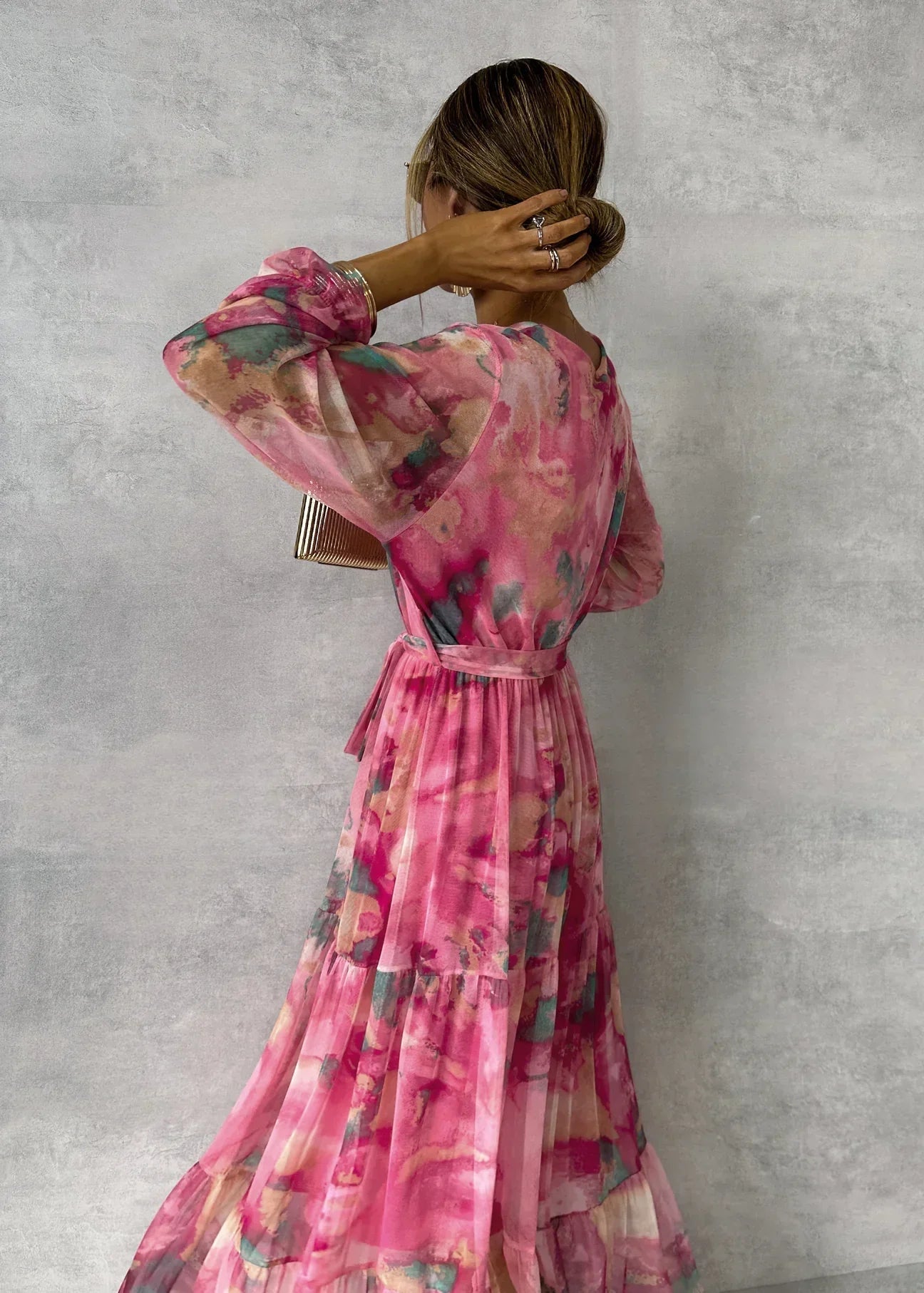 Meli | Floral Print Wrap Dress