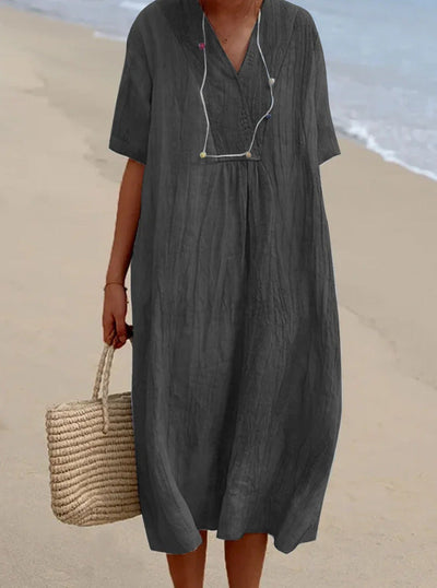 Ellie™ | Casual V-Neck Summer Dress