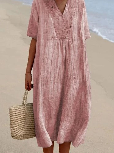 Ellie™ | Casual V-Neck Summer Dress