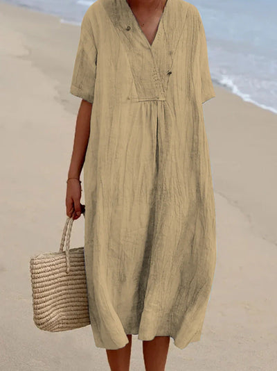 Ellie™ | Casual V-Neck Summer Dress
