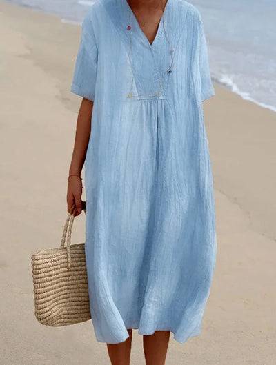 Ellie™ | Casual V-Neck Summer Dress