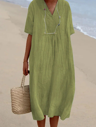 Ellie™ | Casual V-Neck Summer Dress