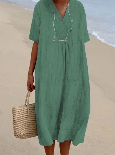 Ellie™ | Casual V-Neck Summer Dress
