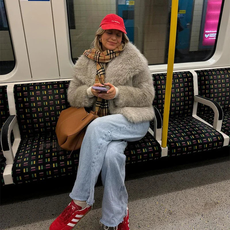 Fluffy Fur Coat
