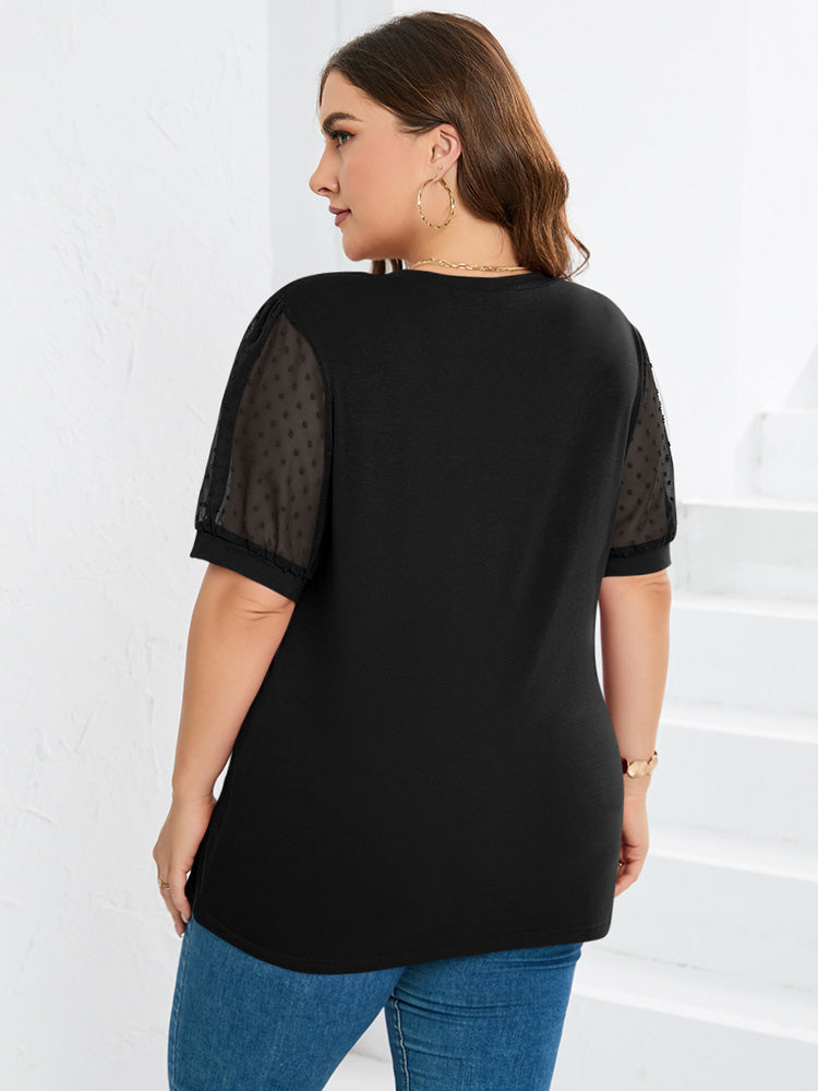 Lumiera - Elegant Puff-Sleeve Top