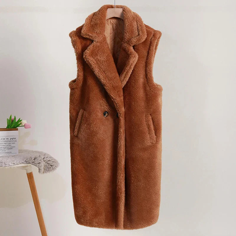 Long Fur Vest