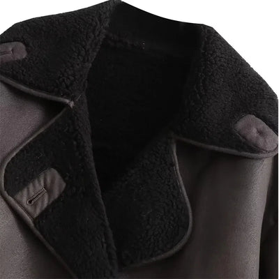 Mireia Faux Leather Jacket