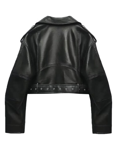 Women's Faux PU Leather Jacket