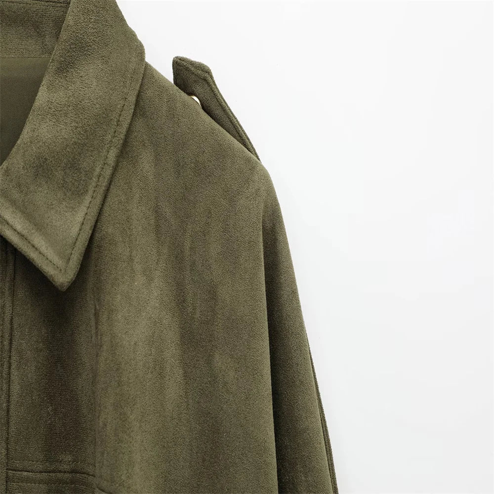 Women's Faux Suede Jacket